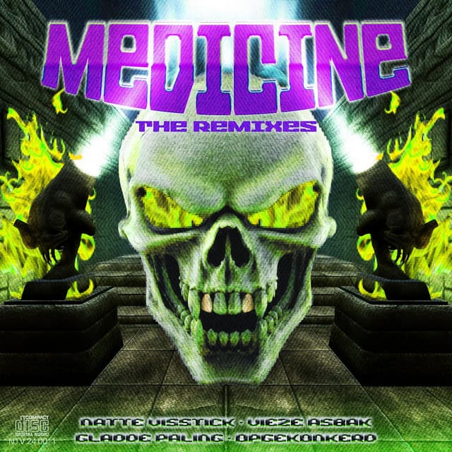 Cover Image of release - MEDICINE (THE REMIXES)