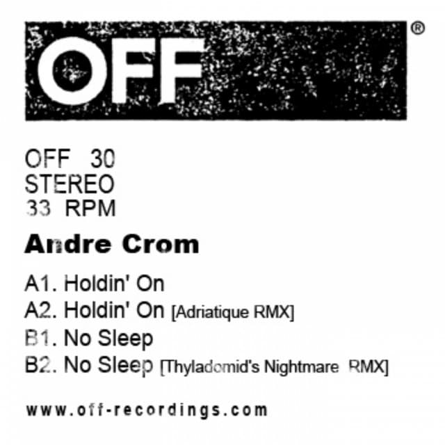 Cover Image of release - Holdin' On EP