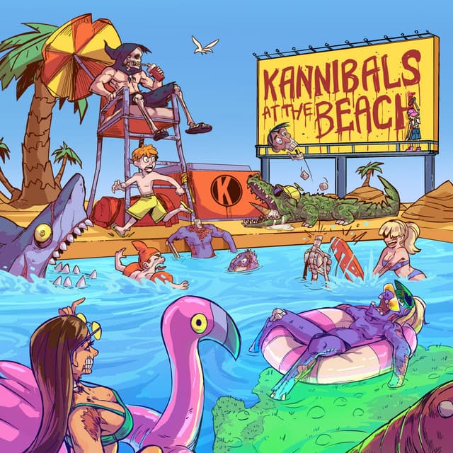 Cover Image of release - Kannibals at the Beach Vol. 4