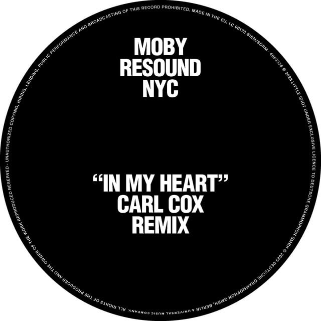 Image of In My Heart (Carl Cox Remix)