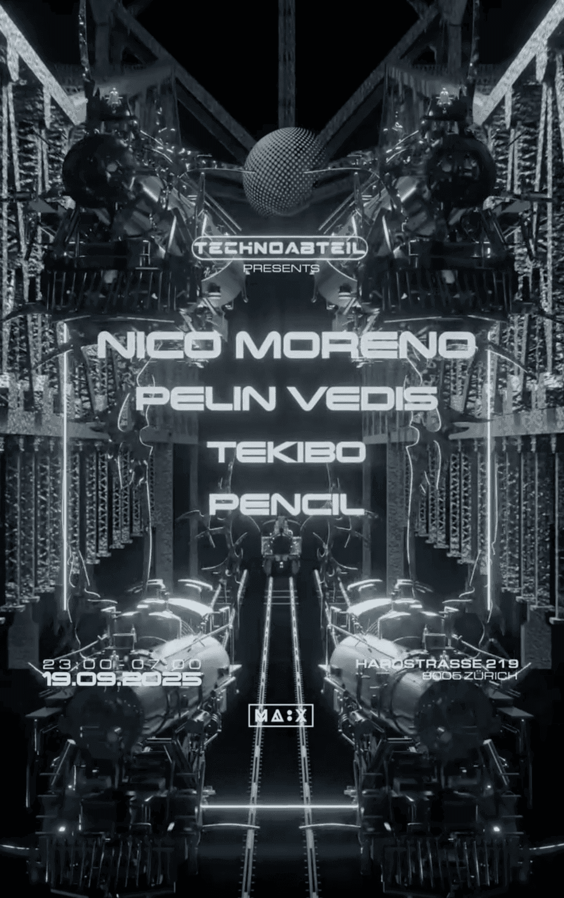 MÄX x Technoabteil Season Start w/ Nico Moreno