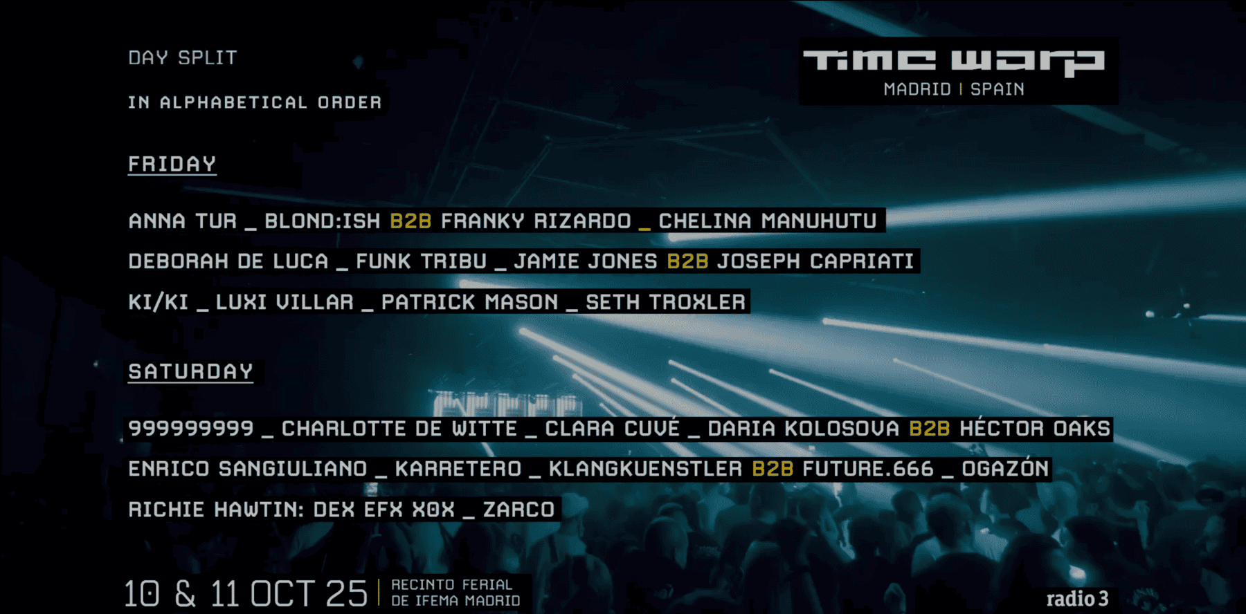 Time Warp Spain 2025