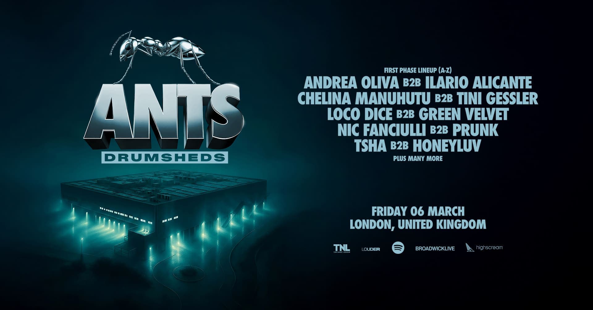 ANTS Drumsheds London 2026