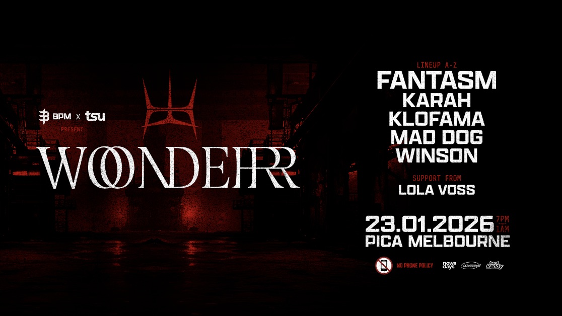 WONDER Melbourne with Fantasm, Winson & more cover image