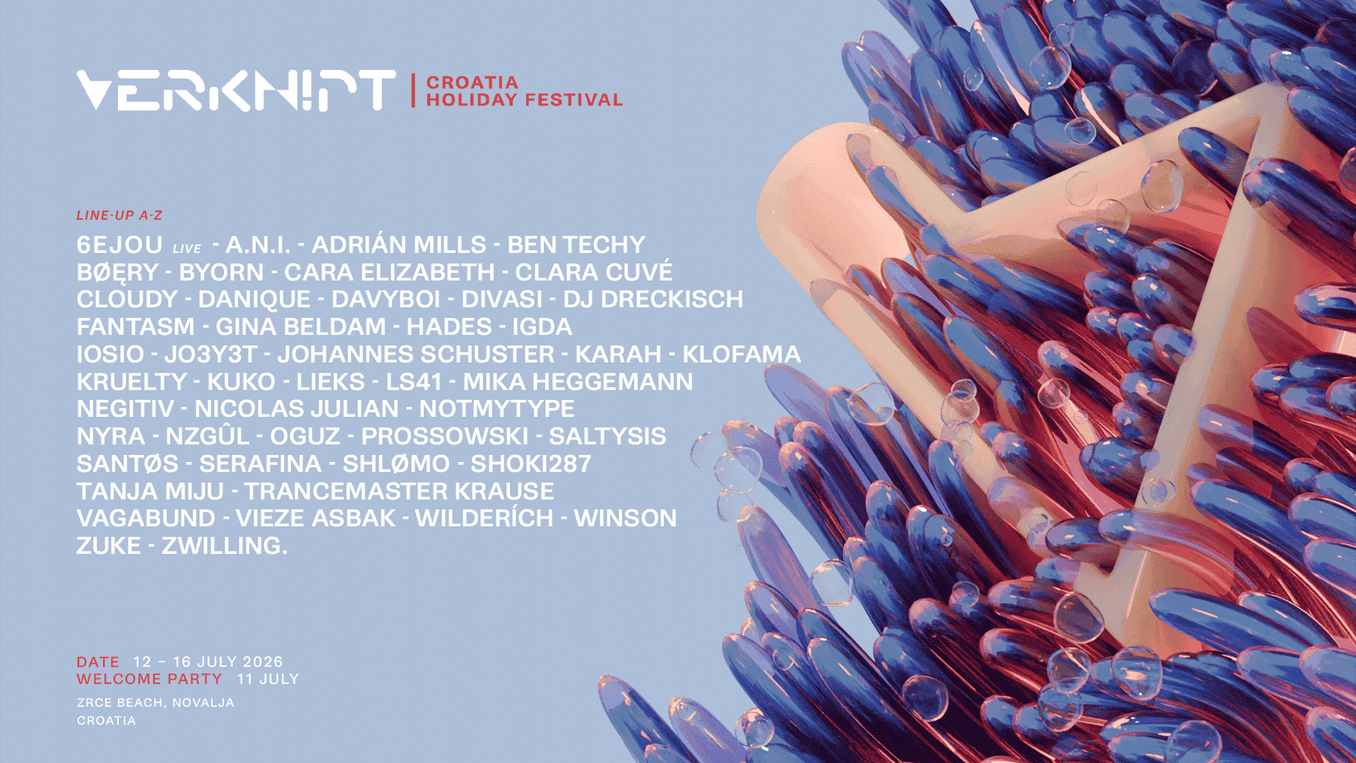 VERKNIPT CROATIA | HOLIDAY FESTIVAL 2026