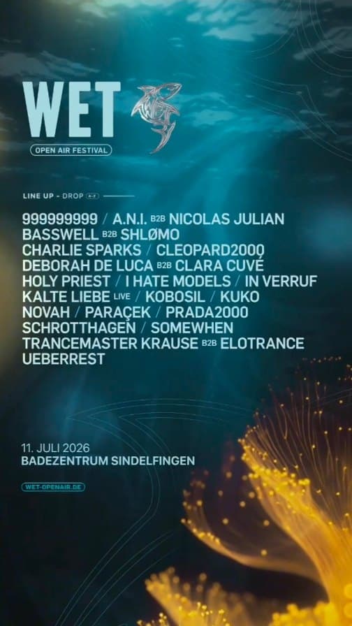 WET Open Air | 11 July 2026