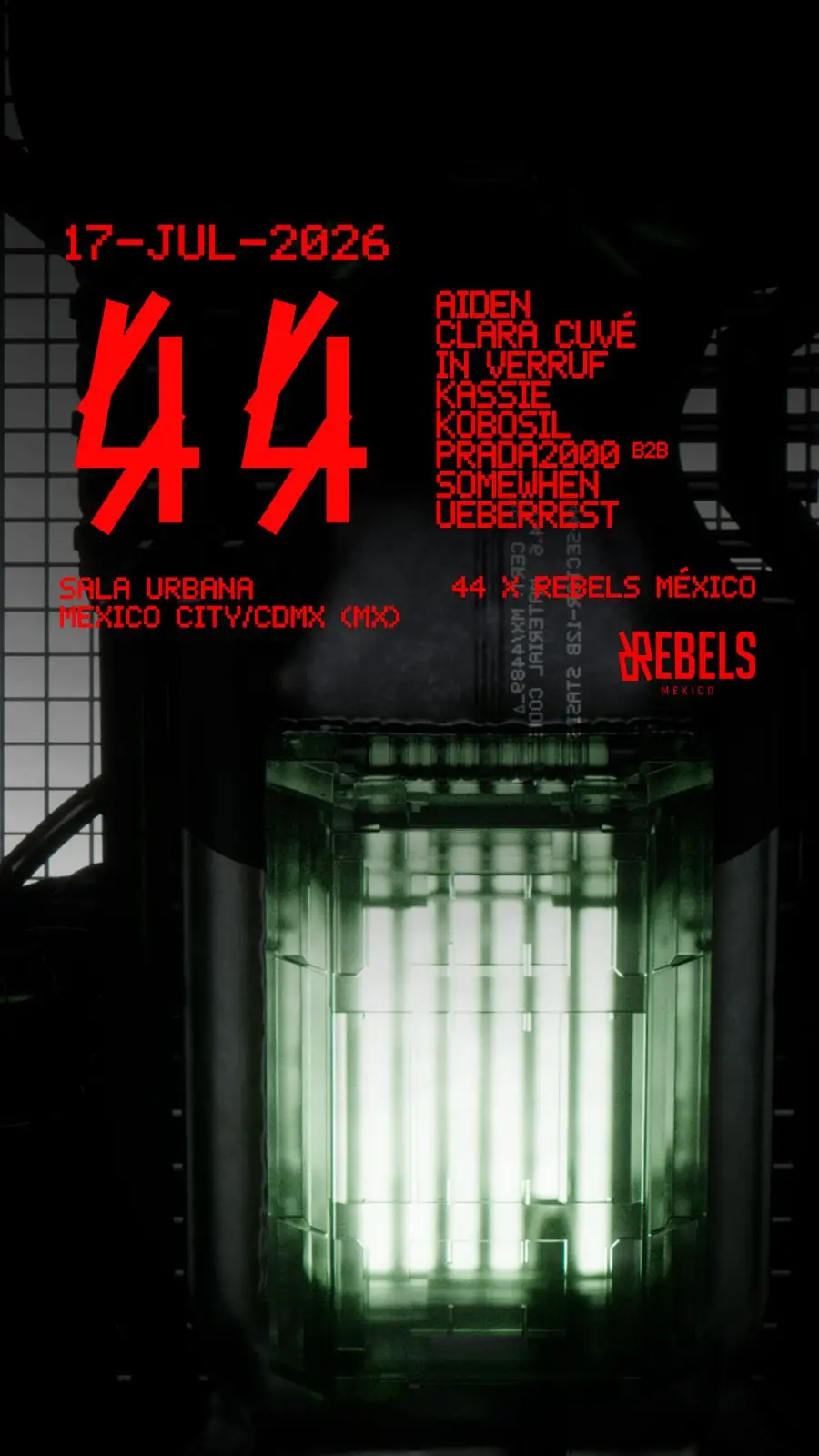 44 x Rebels México | 17 July 2026