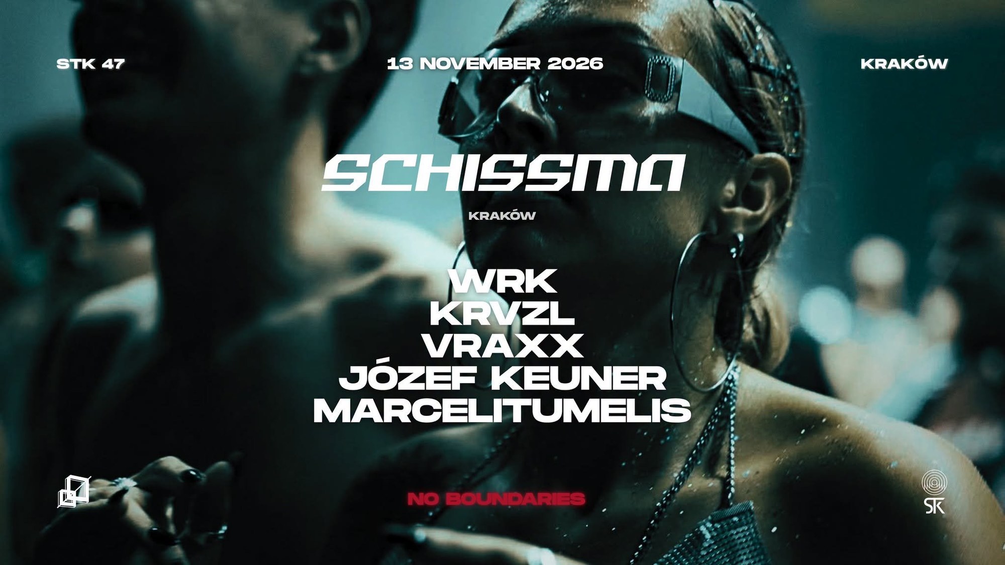 SCHISSMA: KRAKÓW (STK WAREHOUSE) – 13.11.2026 | WRK • KRVZL & MORE cover image