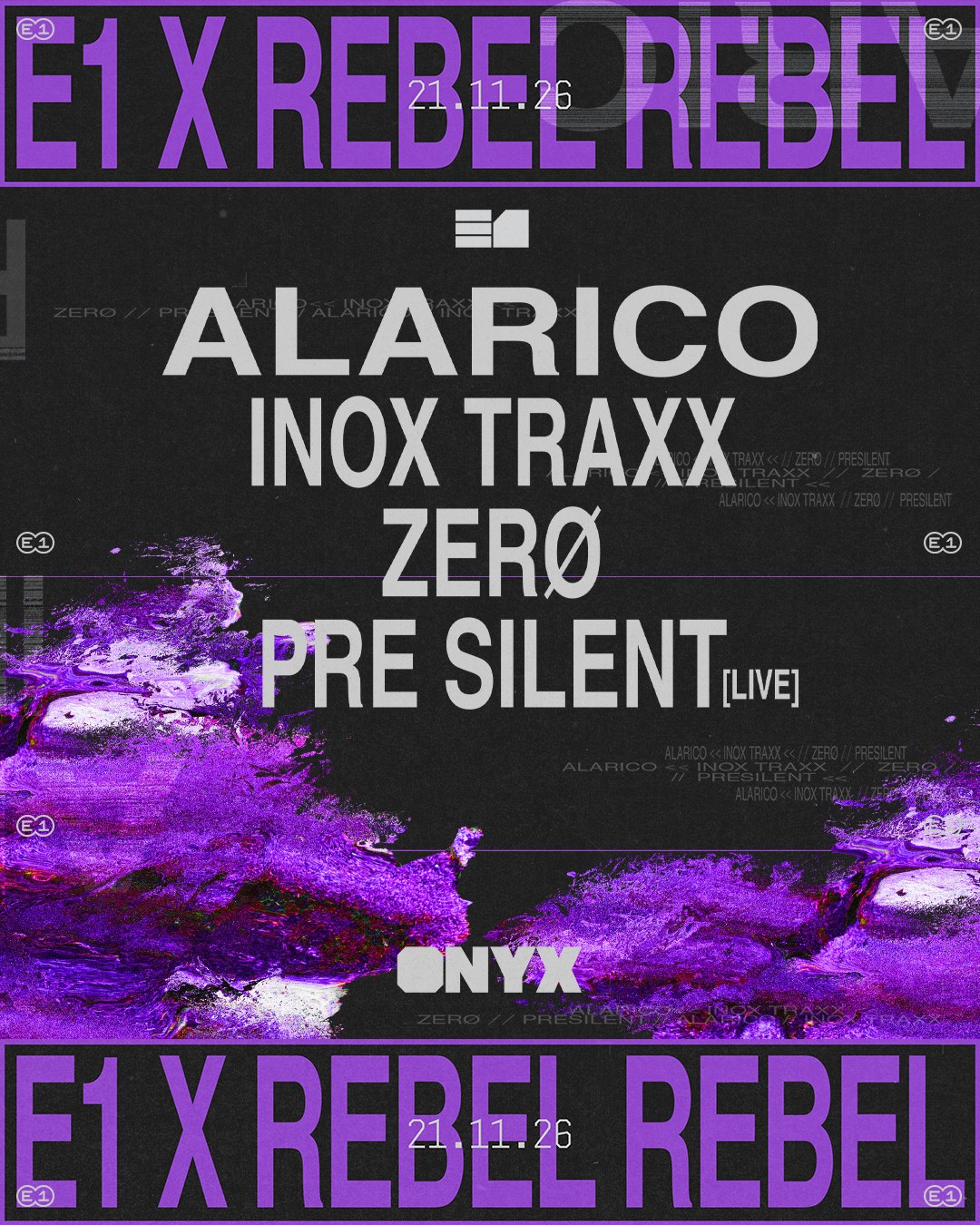 Alarico, Inox Traxx, Zerø, Pre Silent (live) cover image