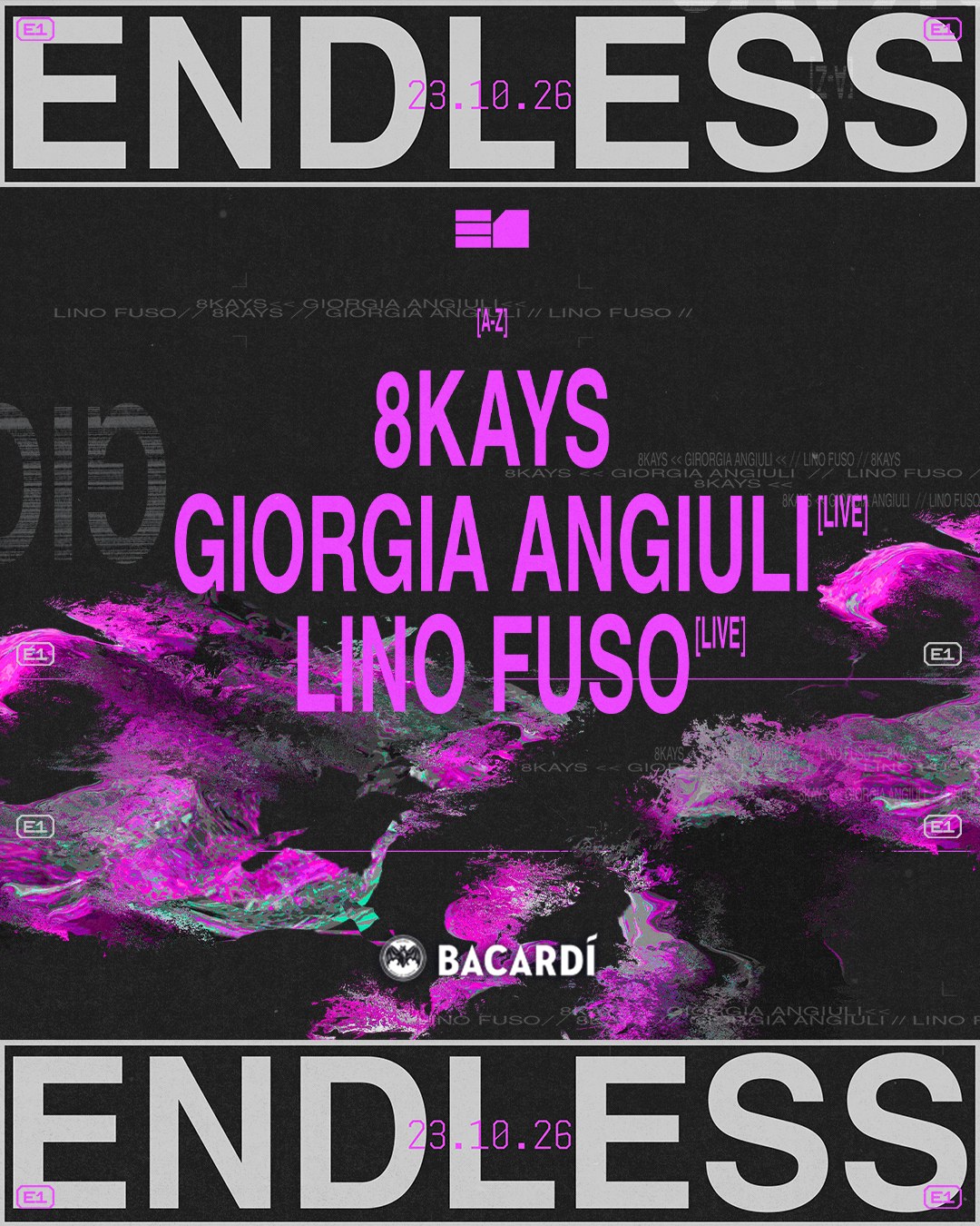 8KAYS, Giorgia Angiulí, Lino Fuso presented by BACARDÍ. cover image