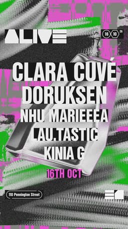 ALIVE Clara Cuve', Doruksen event artwork