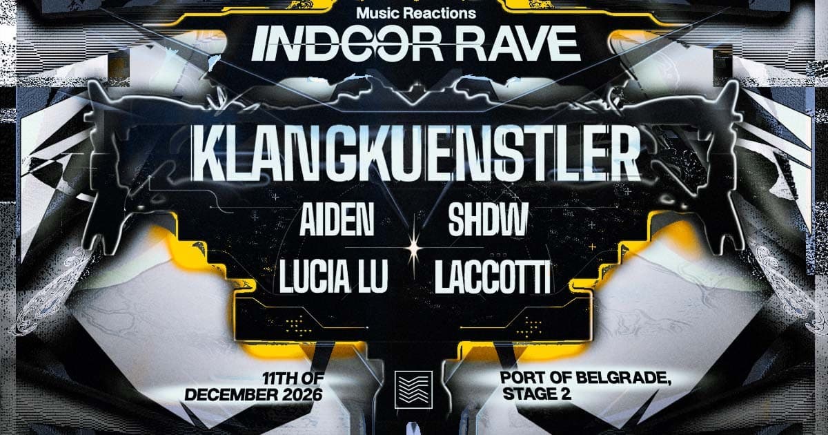 Music Reactions Indoor Rave: Klangkuenstler, Aiden, SHDW, Lucia Lu & Laccotti