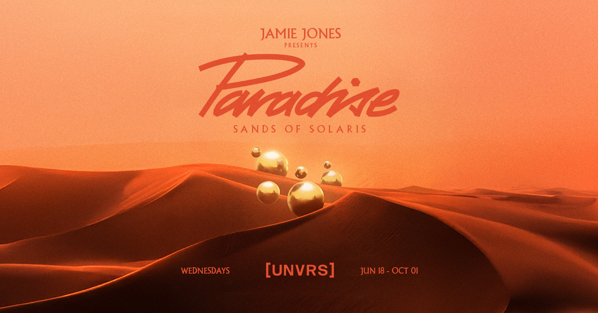 Jamie Jones & Paradise - SANDS OF SOLARIS - Closing Party cover image