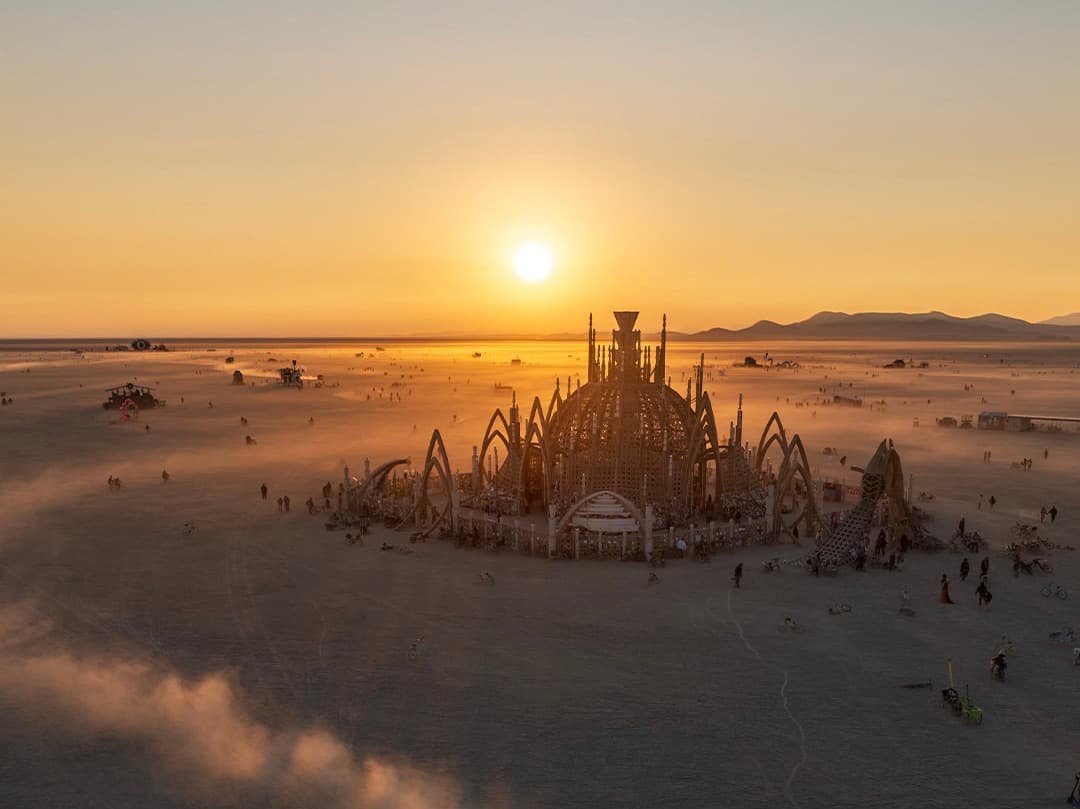 Burning Man event poster