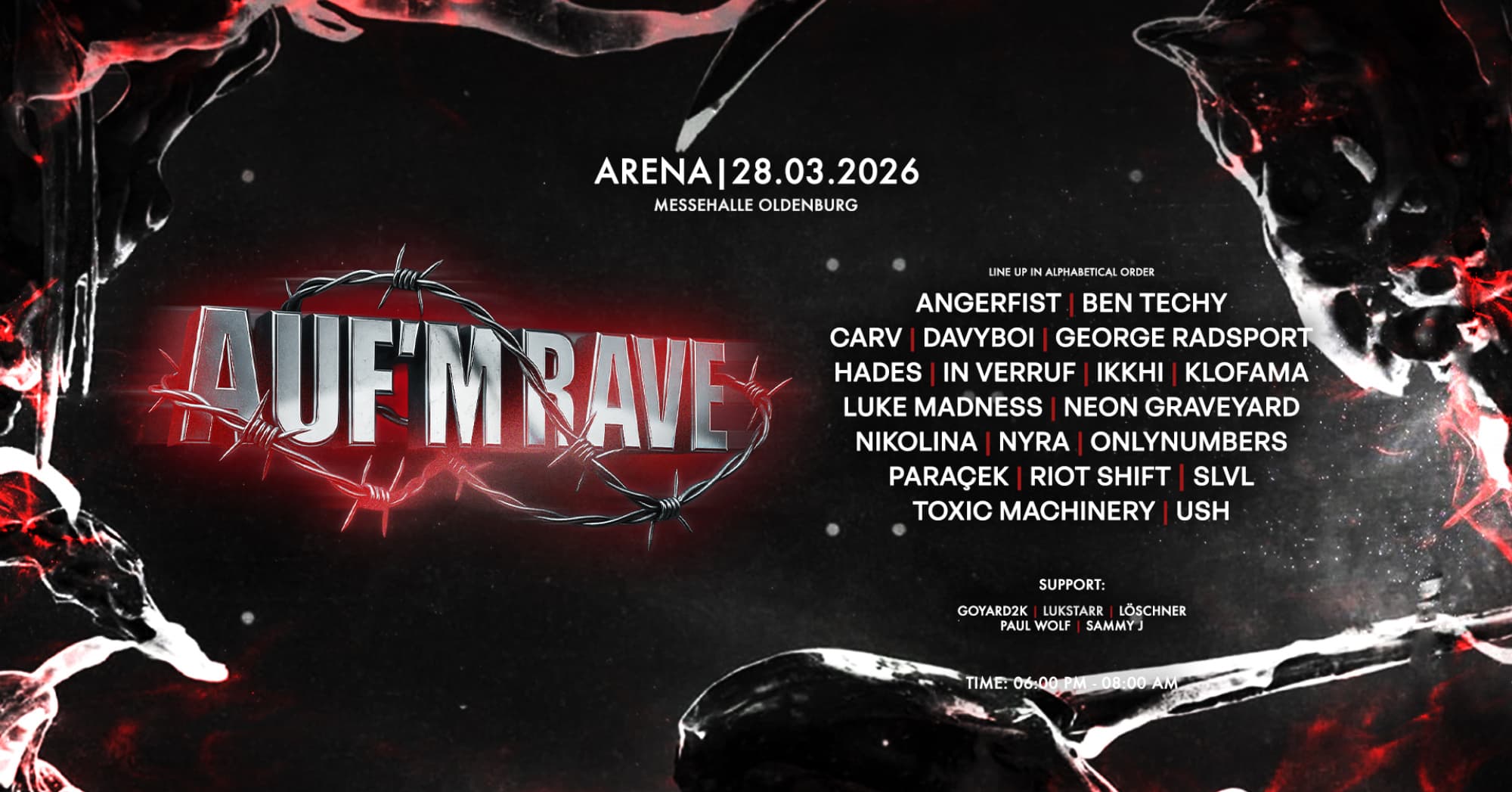 AUF'M RAVE - ARENA | 28 March 2026