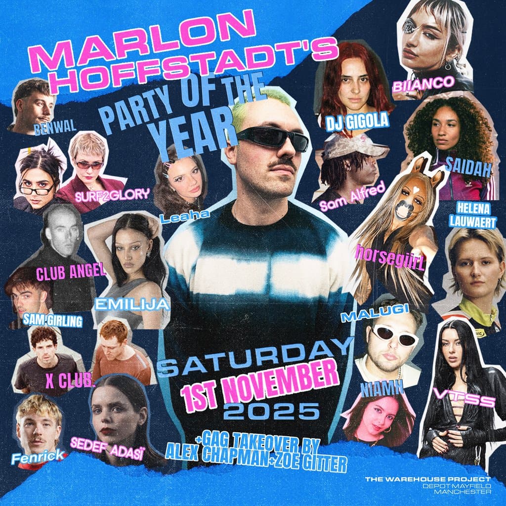 Teletech x WHP – Marlon Hoffstadt's Party of The Year event artwork