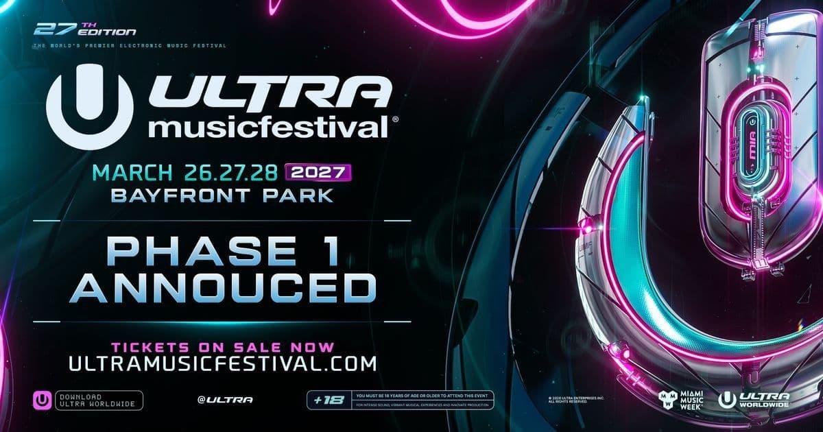 Ultra Miami 2027 confirms Drumcode takeover and US debut of Sara Landry’s A/V set