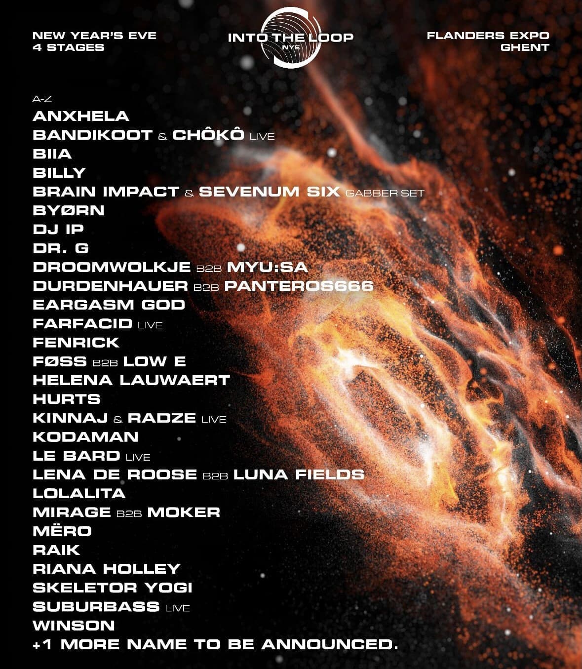 Loop Concert Into The Loop NYE 2026 - Curated by MODUL'AIR 2025 | Ghent | Techno ...