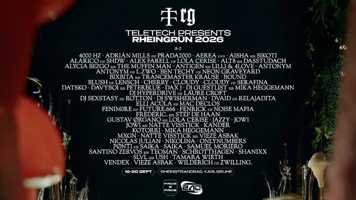 Teletech Music Rave TELETECH x RHEINGRÜN 2026 | Techno Music World